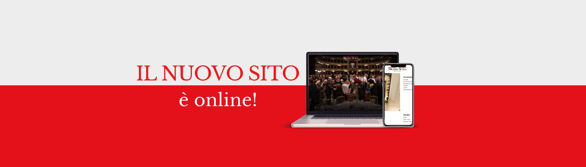 Il nuovo sito di Milano per la Scala è online!